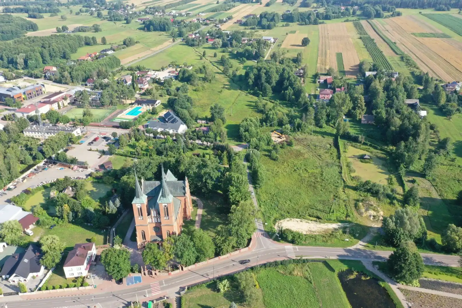 Budowa zbiornika wodnego w miejscowości Długosiodło, Gmina Długosiodło - przed