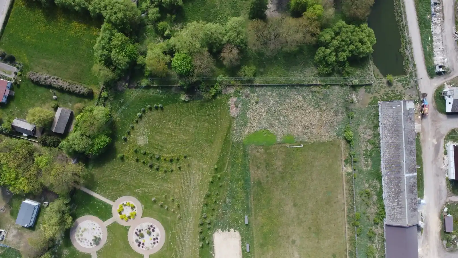 Budowa zbiornika wodnego w miejscowości Strzałkowo, Gmina Stupsk - przed