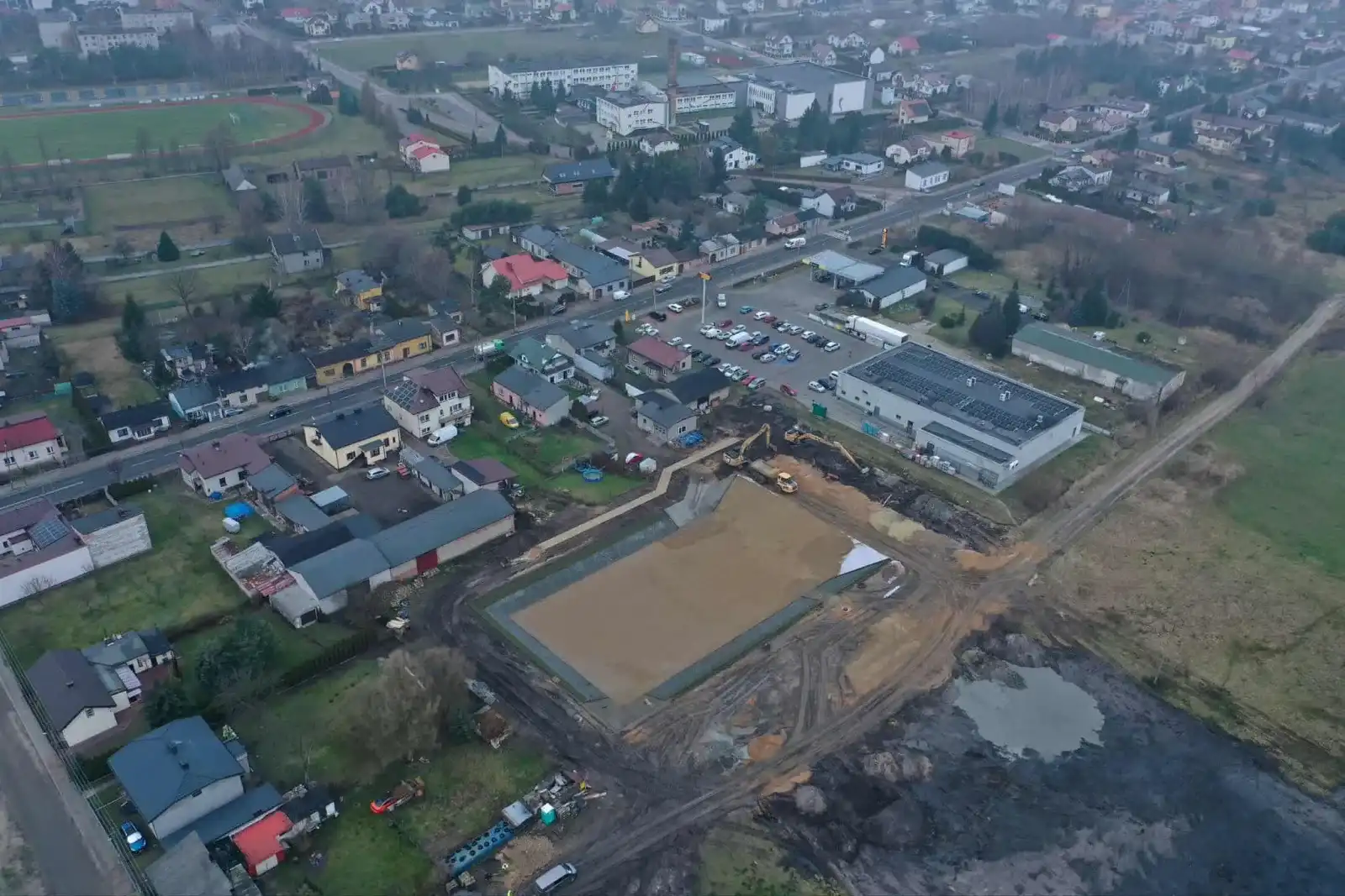 Renowacja otwartego zbiornika retencyjnego położonego na działce nr ewid. 90/2, obręb 8 m. Kamieńsk - po