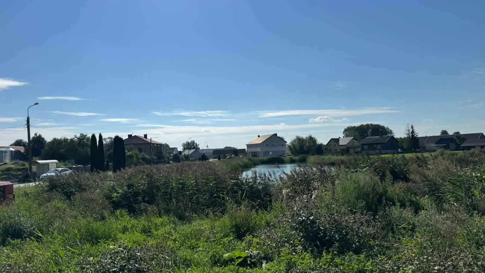 Budowa zbiornika retencyjnego w m. Kalinowo Solki, Gmina Kulesze Kościelne - przed