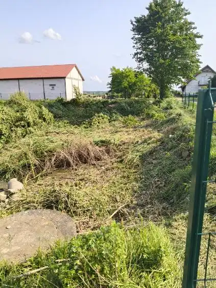 Przebudowa stawu-zbiornika wodnego w miejscowosci Lisiogóra, Gmina Przasnysz - przed