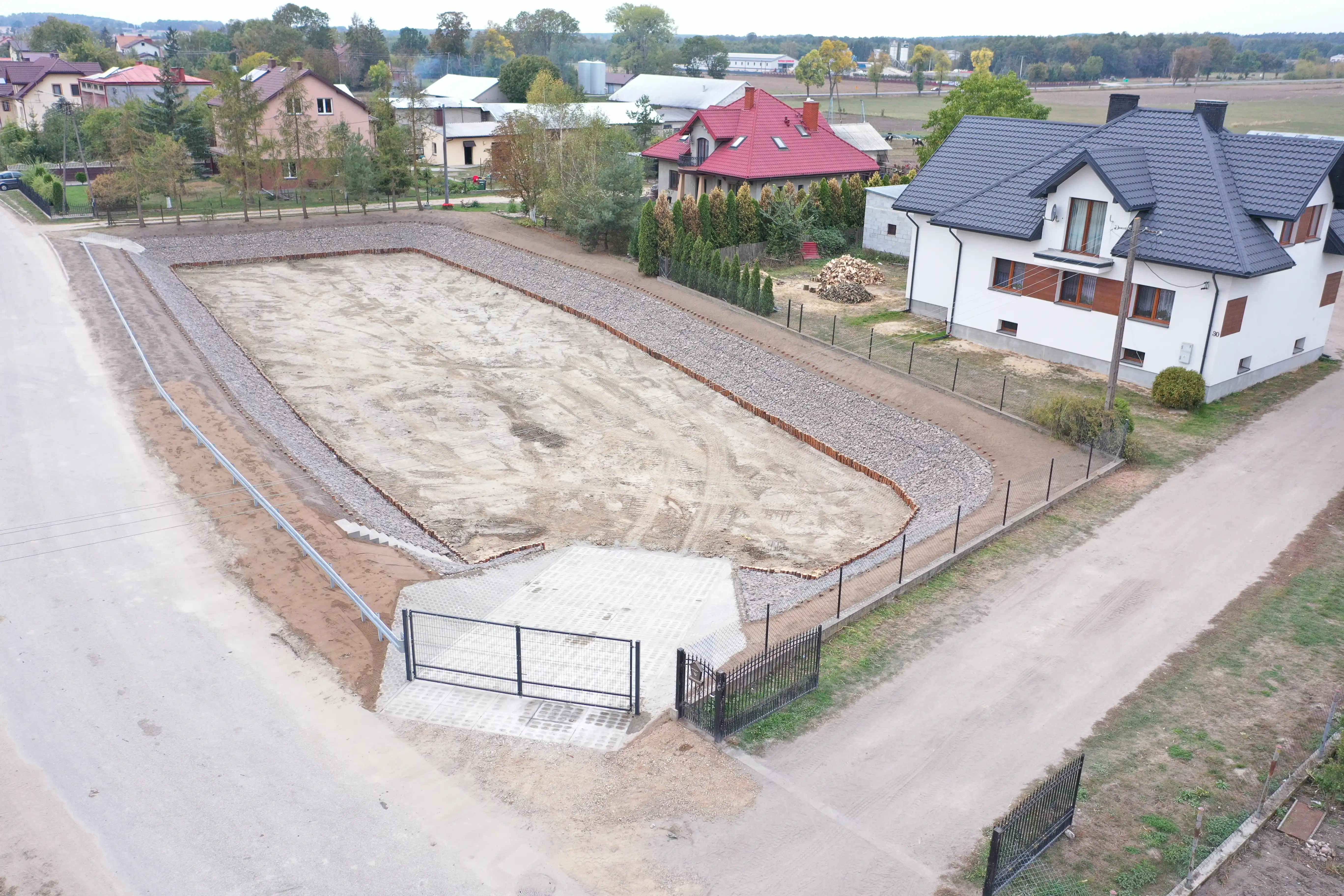 Przebudowa otwartego zbiornika retencyjnego w Mchowie, Gmina Przasnysz - po