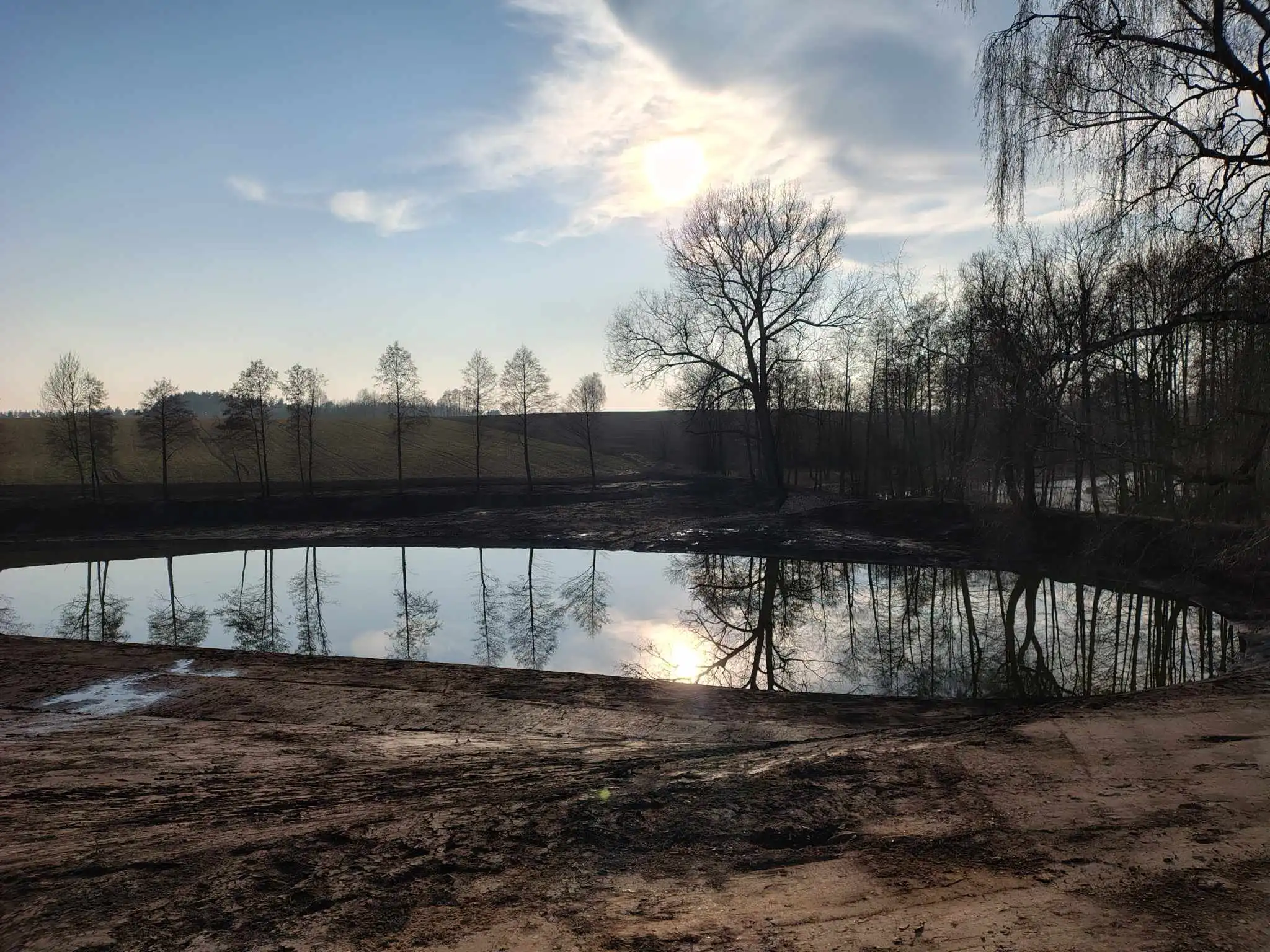 Przebudowa zbiornika wodnego o charakterze retencyjnym na działce nr ew. 109 w m. Naguszewo, Gmina Rybno