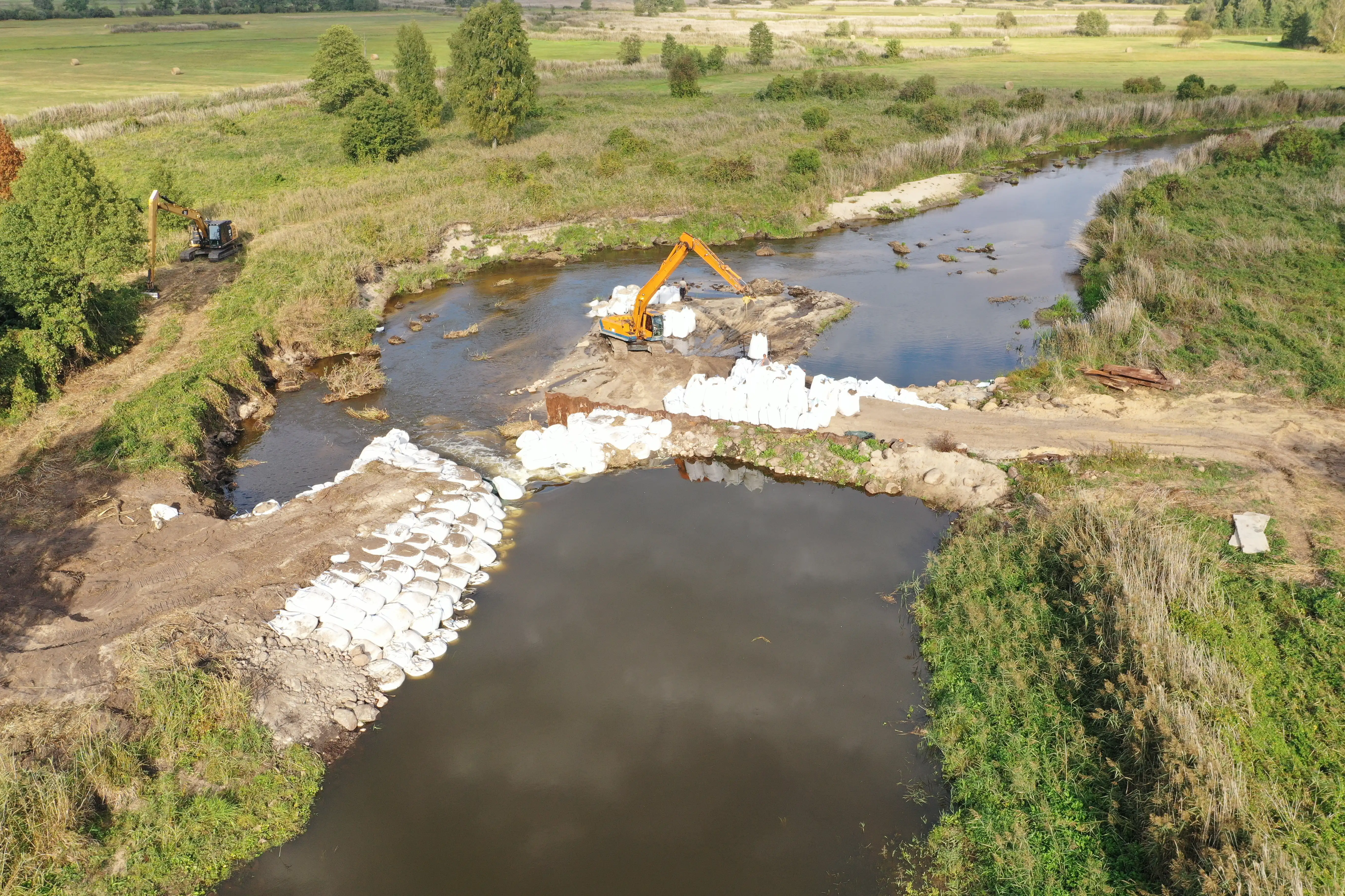 Wykonanie umocnienia brzegu rzeki Narew w obrębie progu Pańki zlokalizowanego na działce o numerze geodezyjnym 308, Gmina Choroszcz - po