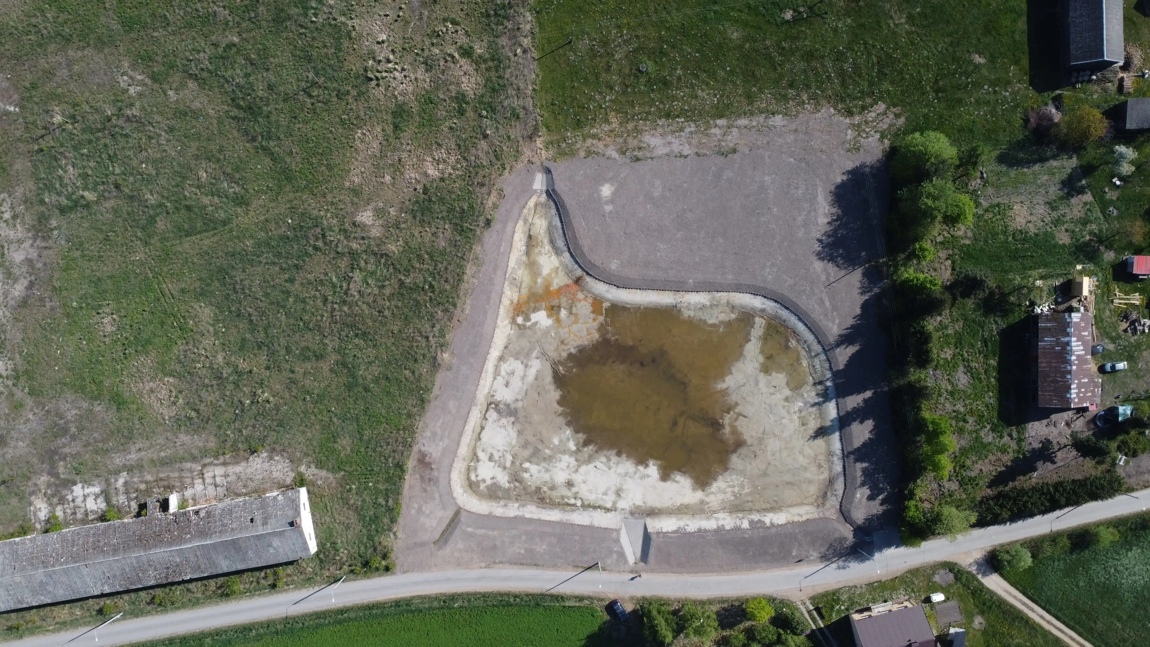 Przebudowa - renowacja zbiornika wodnego w miejscowości Żaboklik, Gmina Dzierzgowo - po