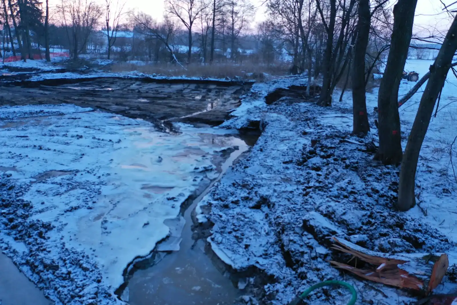 Rewitalizacja i adaptacja parku dworskiego w Kobylanach - Rekultywacja dwóch zbiorników wodnych na terenie Parku Dworskiego w Kobylanach, Gmina Stara Kornica - przed