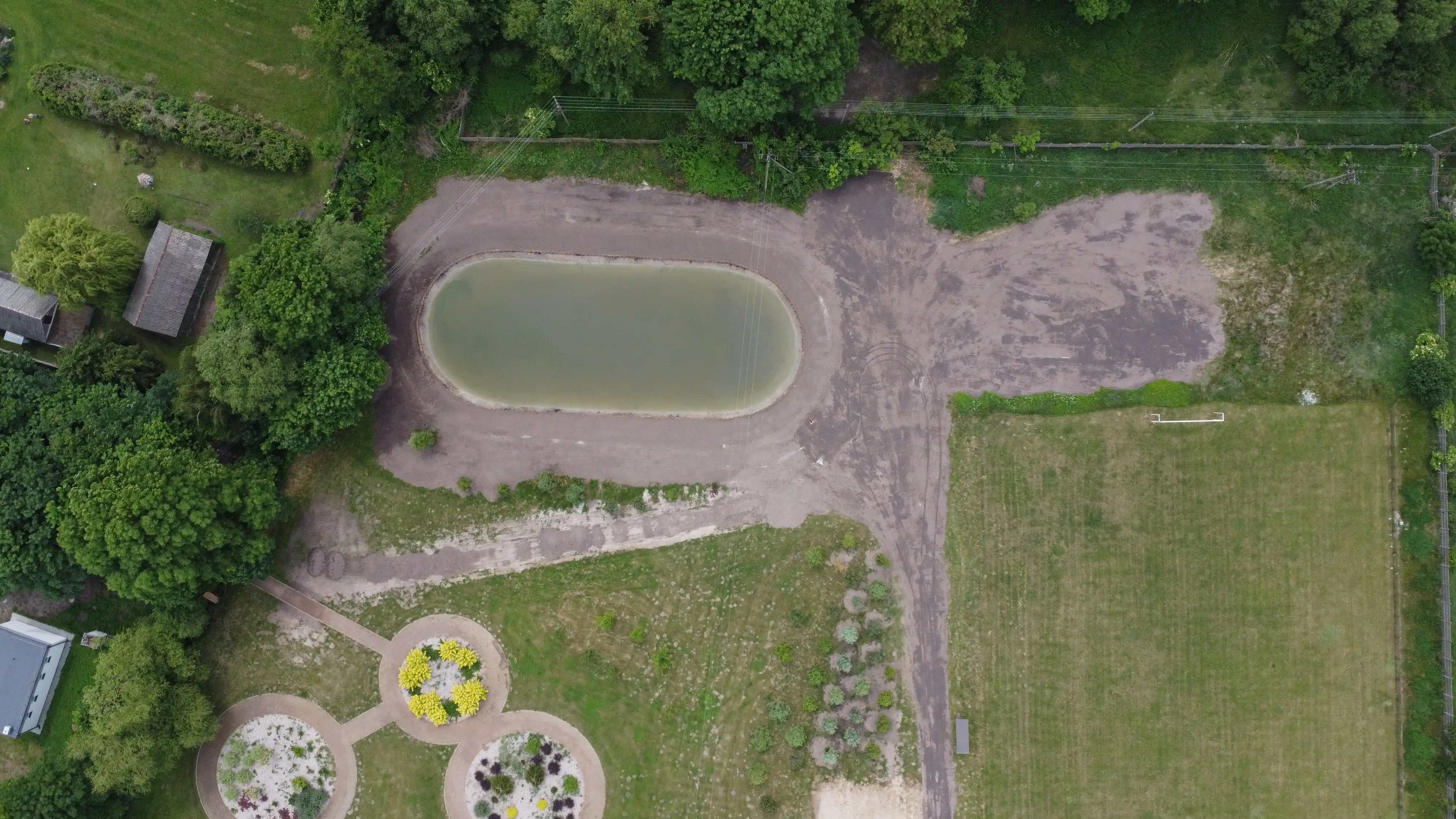 Budowa zbiornika wodnego w miejscowości Strzałkowo, Gmina Stupsk - po